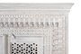 GINER Y COLOMER Buffet en bois de manguier blanc vieilli